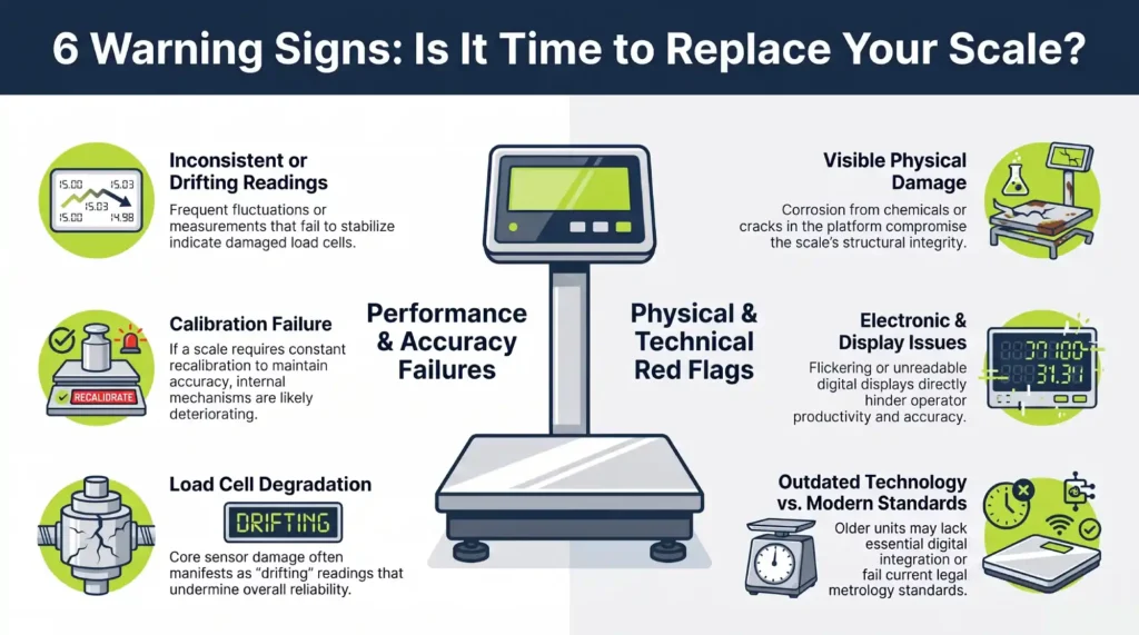 Scale Replacement Warning Signs