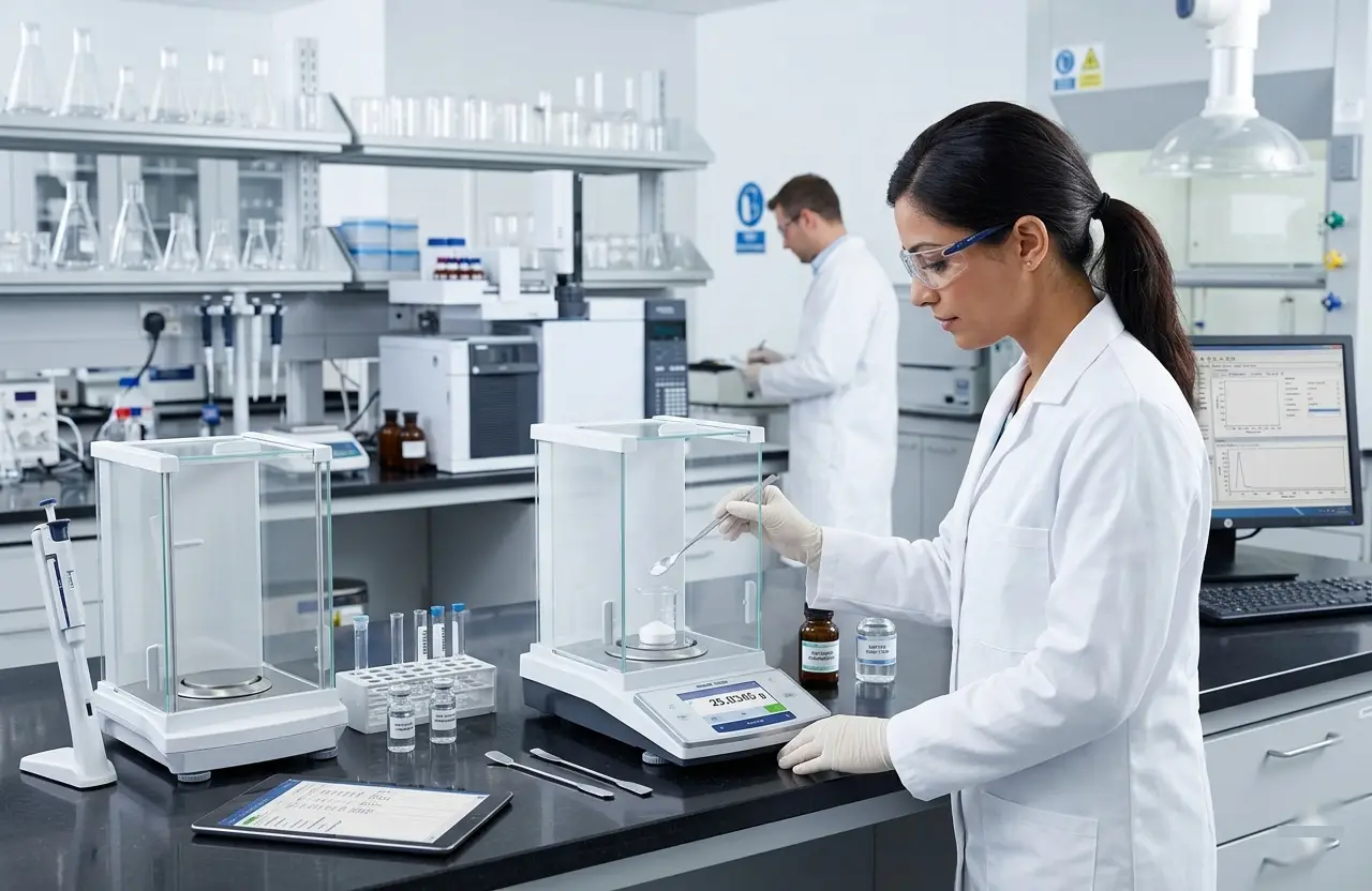 role of weighing scales in pharmaceutical laboratories