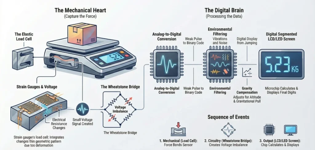 The science of digital scale working
